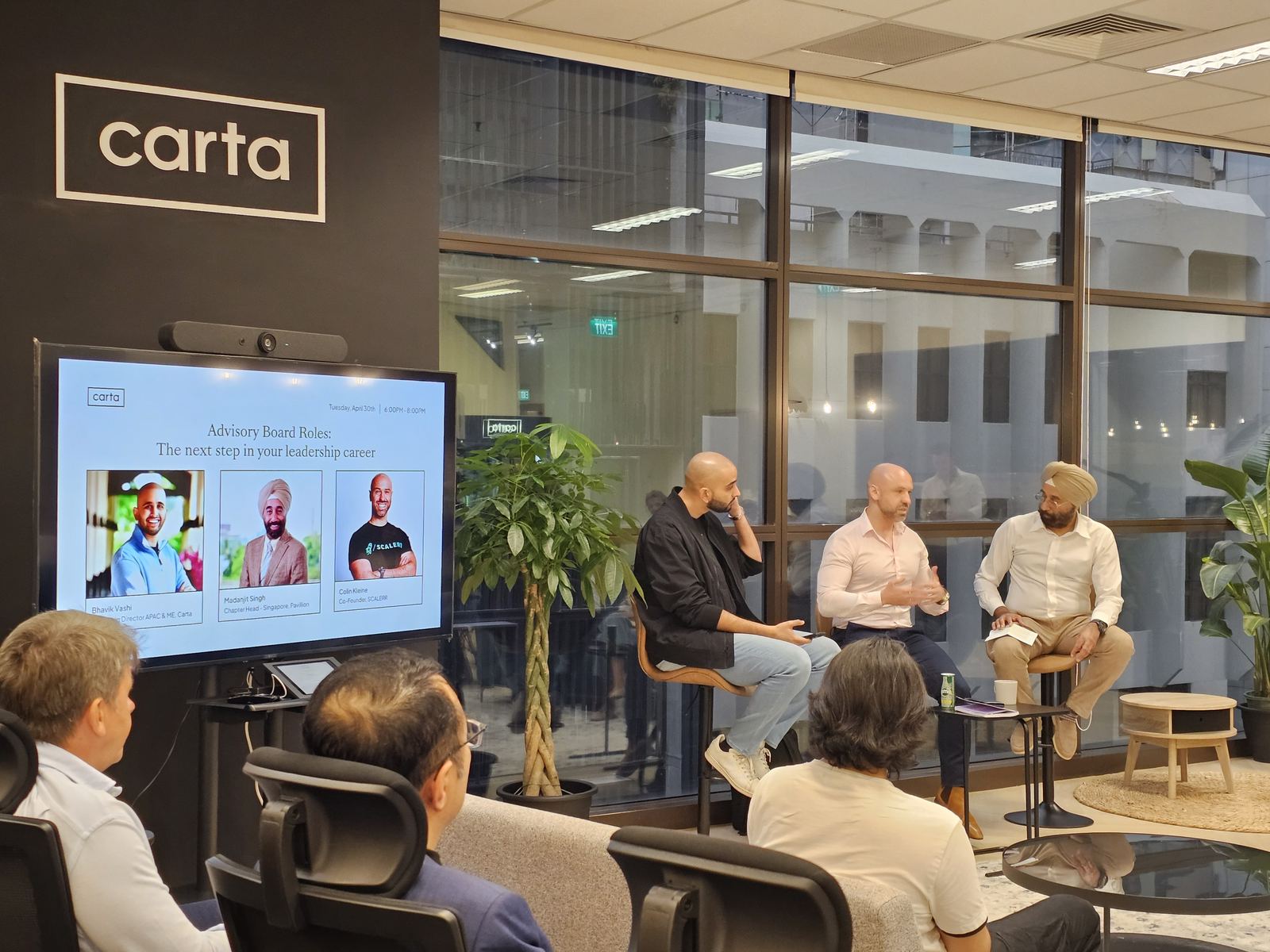 Panel discussion at Carta